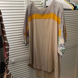 Tunic summary colored top